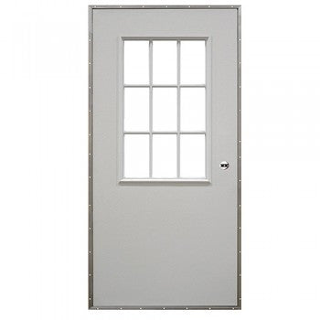 Elixir Exterior Outswing Door with 9 Light Cottage Window Series 200