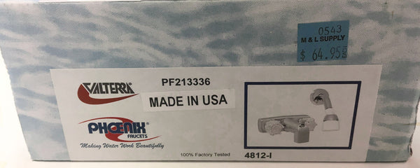 Tub and Shower Concealed Faucet and Showerhead Kit 4"