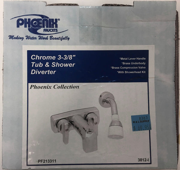 3-3/8" Tub and Shower Concealed Faucet