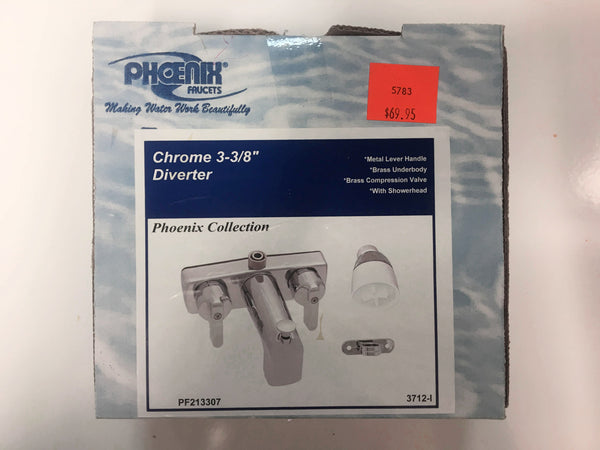 3-3/8" Tub and Shower Exposed Faucet