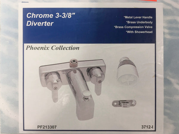 3-3/8" Tub and Shower Exposed Faucet