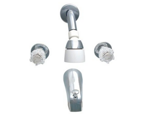 8" Two Valve Tub and Shower Concealed Faucet