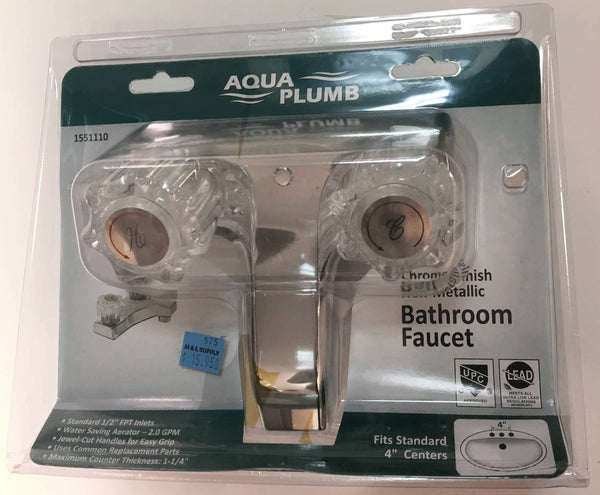 4" Plastic Lavatory Bathroom Faucet