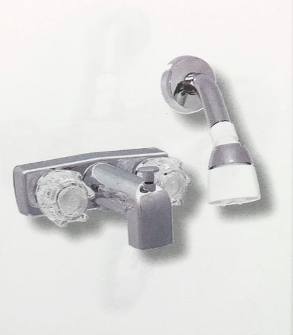 Tub and Shower Concealed Faucet and Showerhead Kit 4"