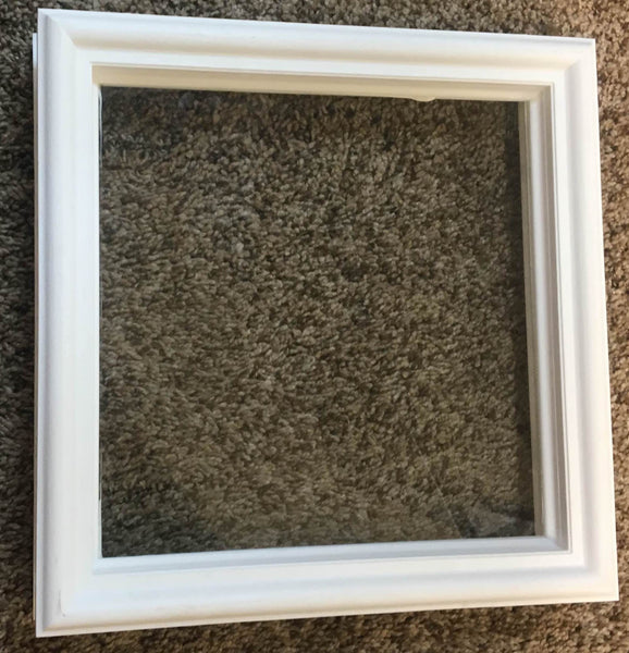 Diamond Replacement Window for Elixir Doors in White