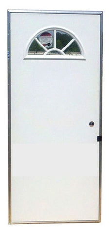 Elixir Series 200 Exterior Outswing Door with Sunburst Fan Window L/H or R/H