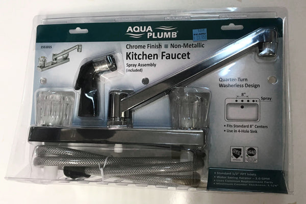 8" Kitchen Faucet with Spray